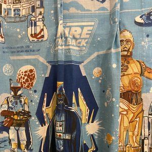 Vintage Blue Great Condition Star Wars Curtains (4 panels)